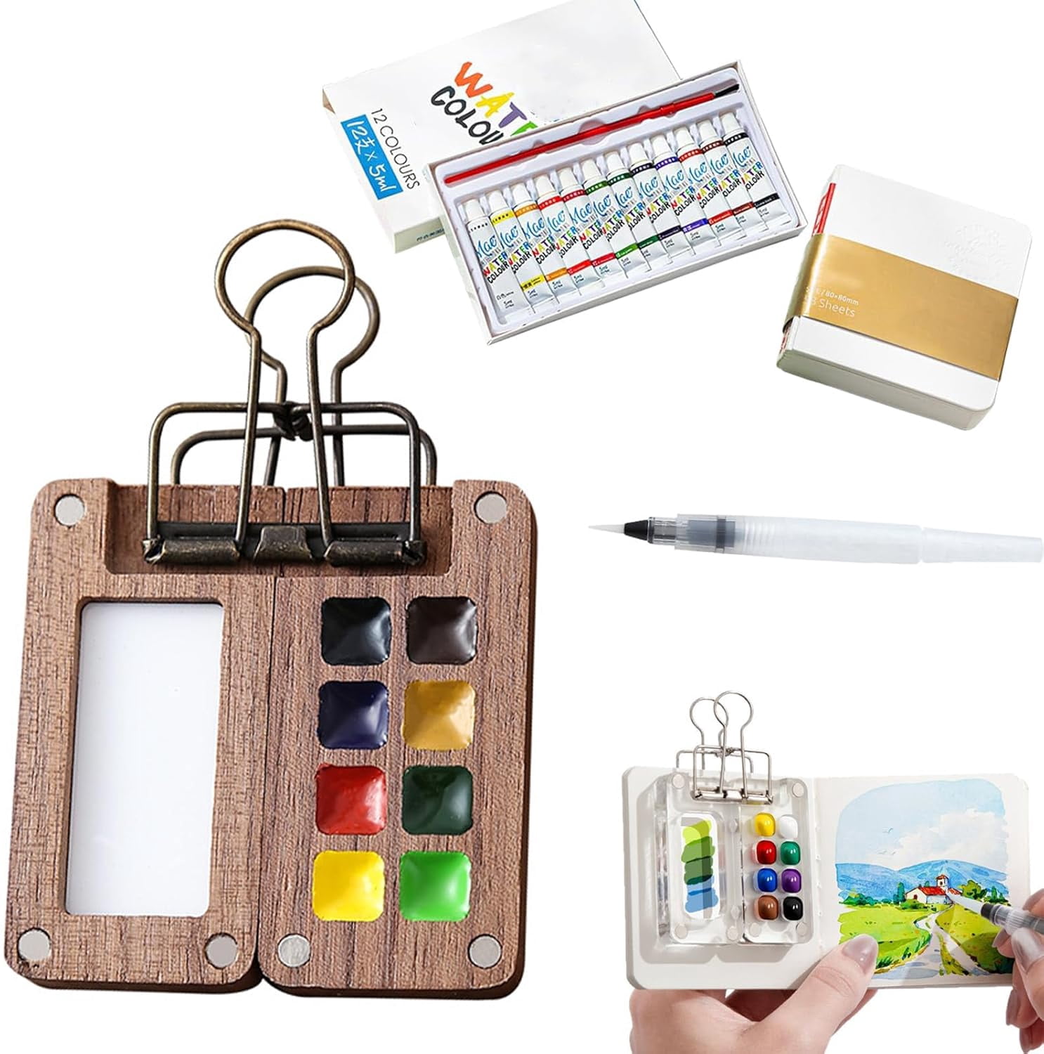 Tobio Mini Watercolor Travel Set — photo 3